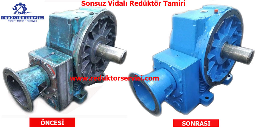Sonsuz Dişli Redüktör Tamiri