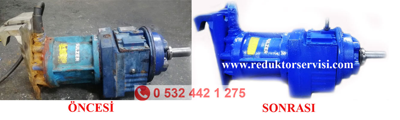 Sulzer redüktör tamiri